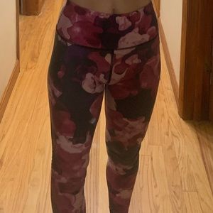 Purple Fabletics high-waisted leggings
